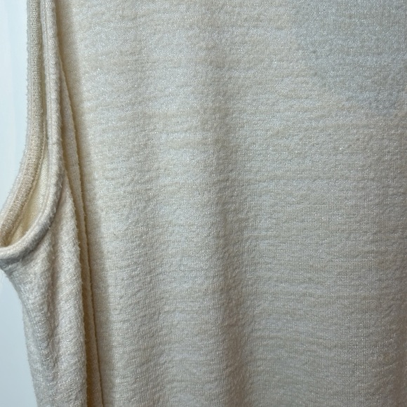 GAP Softspun Turtleneck Tie-Belt Midi Cream Dress Size L - Picture 11 of 16